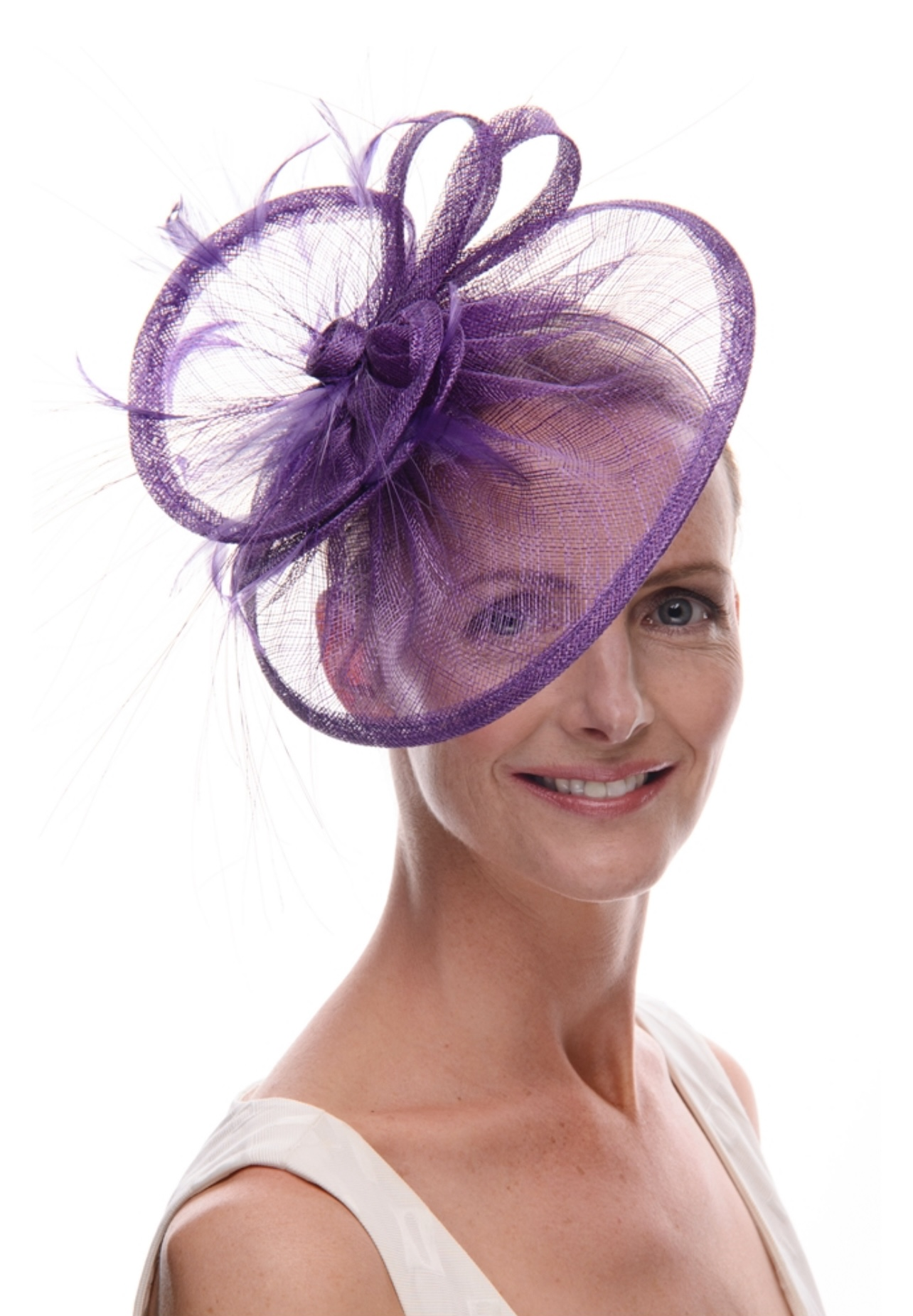 Soft Sinamay Swirl (Can be customized)